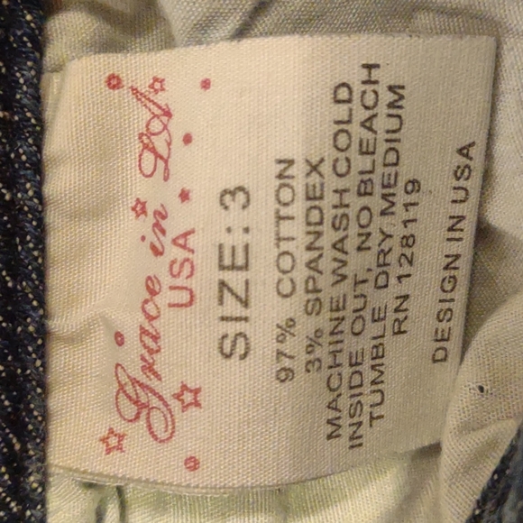 Ladies vintage Grace in LA Low rise flared bottoms Sz 3 Jr's - Picture 6 of 9